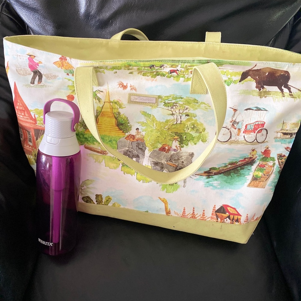 Jim Thompson - Preowned Beach (Tote) Bag Oriental